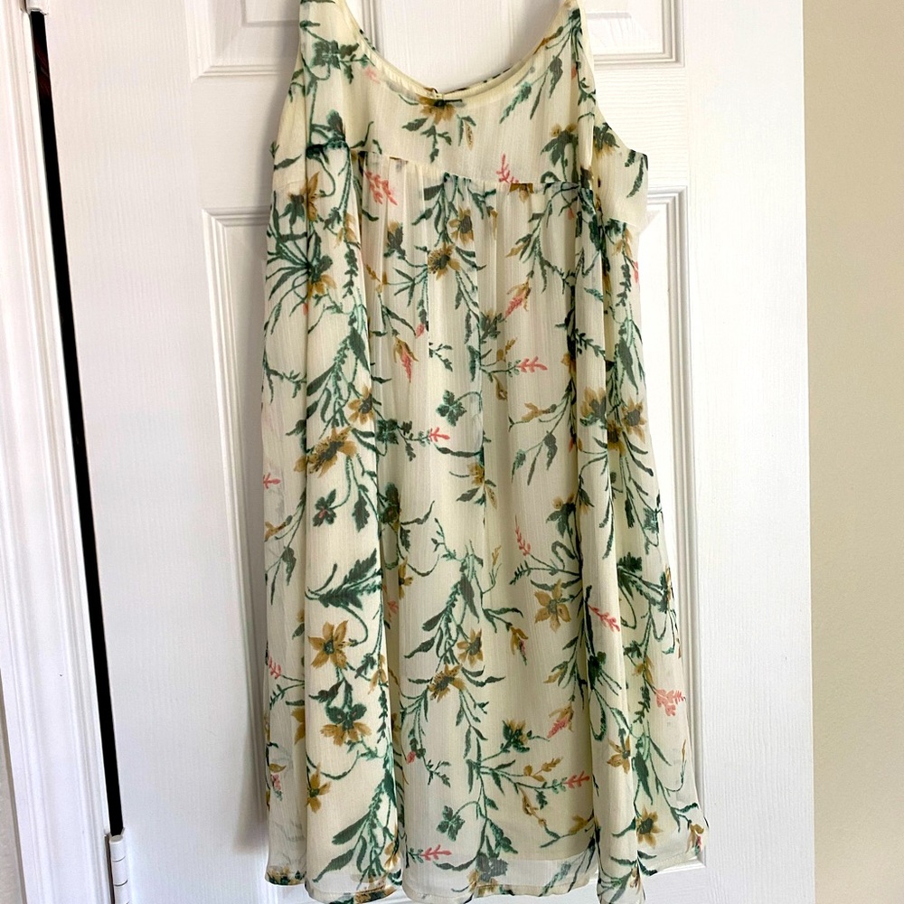 Homage Floral Print Mini Dress